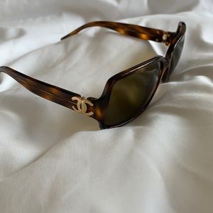 Chanel tortoise sunglasses